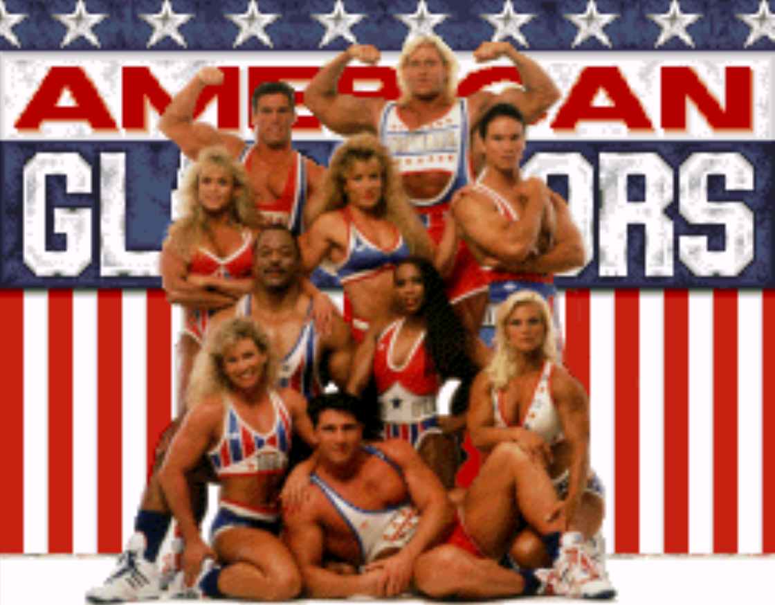 American Gladiators Title Screen